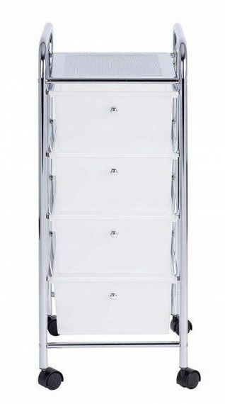 Комод на колесах на 4 ящика Onder Mebli (BS-1011-4 W) | Зображення 3