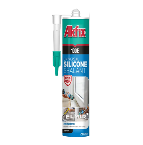 Силікон універсальний 280мл/325г чорний Akfix 100Е