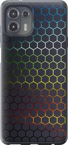 Чехол на Motorola Edge 20 Lite Переливающиеся соты "498u-2496-17620"