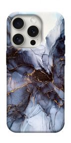 Чохол з картинкою Чорно-білий мармур для Apple iPhone 16 Pro (6.3")