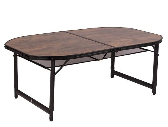 Стіл Bo-Camp Woodbine Oval 150x80 cm Black/Wood look (1404230) (DAS301532) | Зображення 1