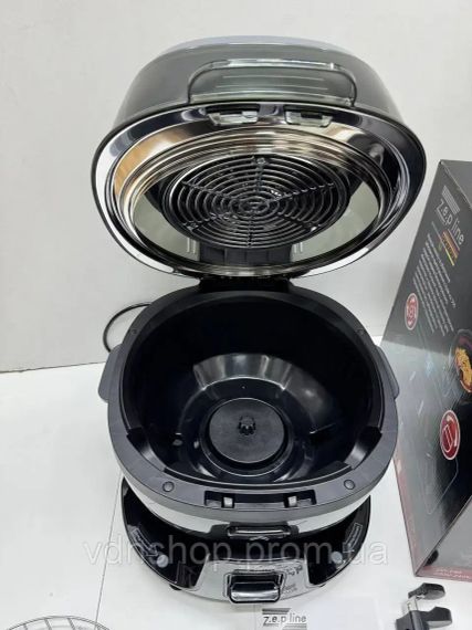 Смарт-Аерофритюрниця з функцією обертання на 18 програм Zepline ZP-140 10літрів 4000Вт | Зображення 6