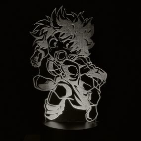 Акриловый светильник-ночник Изуку Мидория 2 белый tty-n000244