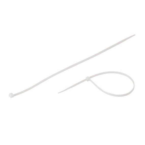 Хомут пластиковий 3,6*250 мм, білий, 100 од. INTERTOOL TC-3625 | Зображення 2