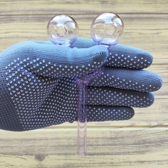 Стеклянная трубка Harmony Double Oil Pink | Зображення 2