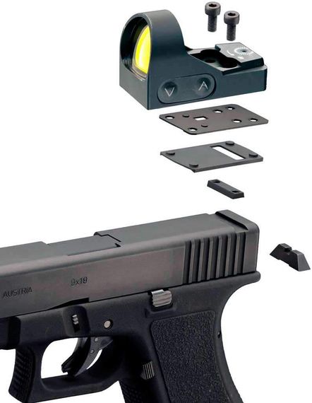 Прицел коллиматорный DELTA DO MINIDOT 26X21 MM 6 MOA Коллиматор Прицел коллиматор Коллиматорный прицел | Зображення 3