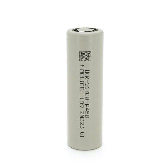 Акумулятор 21700 Li-Ion Molicel INR-21700-P45B(B) 4Ah, 45A, 4.2/3.6/2.5V, Gray | Зображення 1