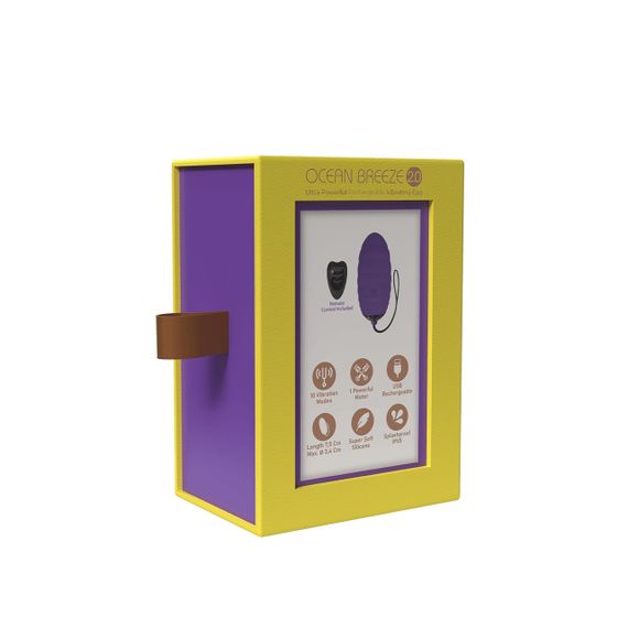 Виброяйцо Adrien Lastic Ocean Breeze 2.0 фиолетовое sexstyle | Зображення 4