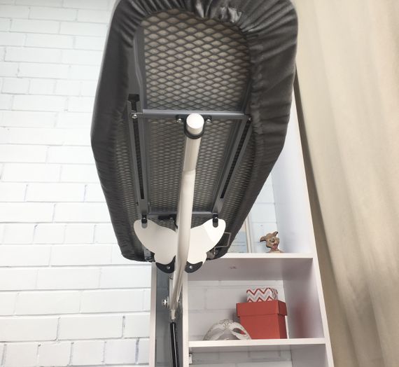 Гладильная доска встроенная, металл Базовая 114*34 Металлизированная ткань | Зображення 6