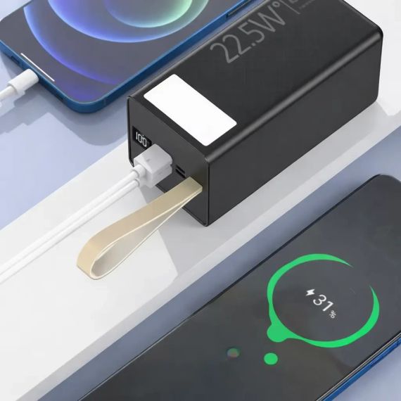PowerBank UNITECH  22.5W /Портативное зарядное устройство 50000 mAh / внешнее зарядное устройство повербанк | Зображення 1