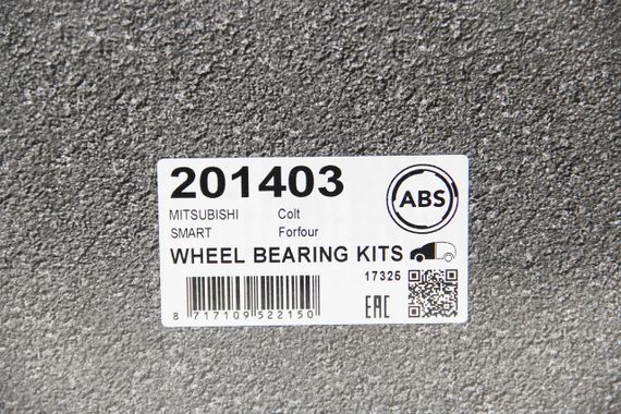 Підшипник маточини передній Mitsubishi Colt 04-12/Smart Forfour 02-06 (+ ABS), ABS (201403) | Зображення 2