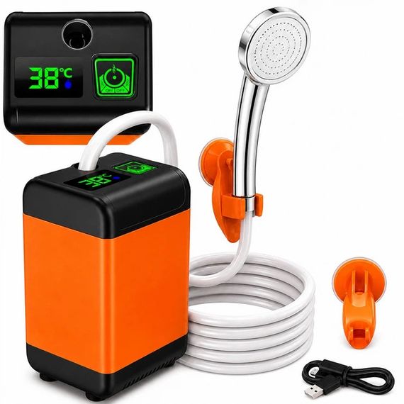 Душ Портативный Outdoor Shower 1402 ∙ Портативний похідний душ з акумулятором 7800 mAh | Зображення 2