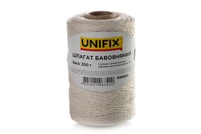 Шпагат бавовняний 200 г на втулці UNIFIX