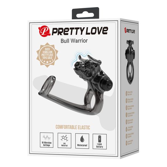 Ерекційне кільце - Pretty Love Bull Warrior, 10 vibration functions | Зображення 8