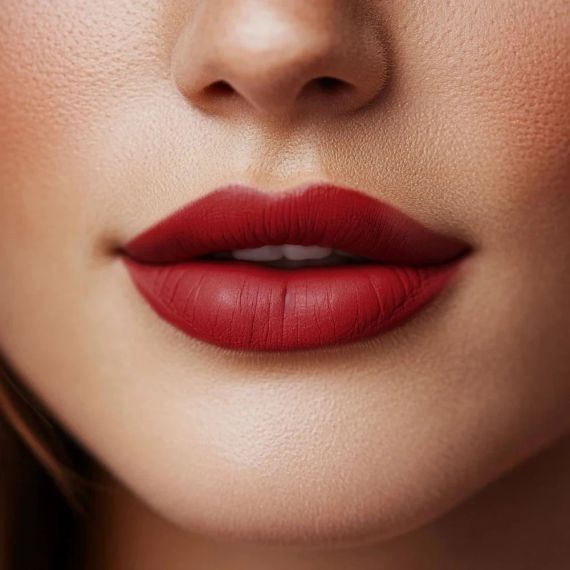 Матовая помада-карандаш Вишнево-красная №1 Kiss Proof Matte Lipstick Pencil Stargazer | Зображення 3