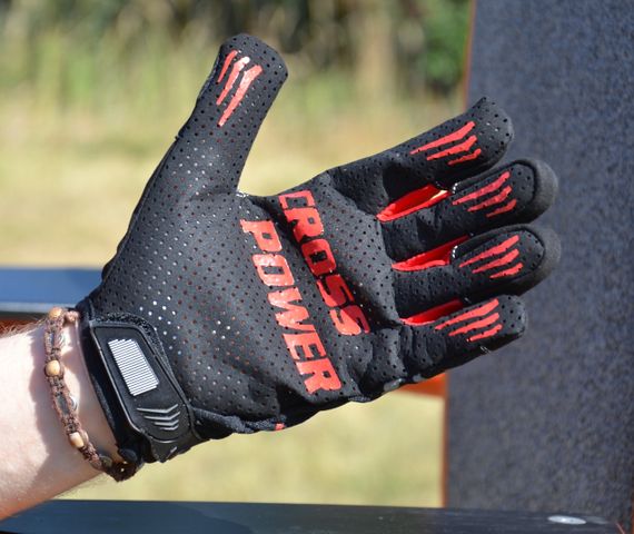 Рукавички для кросфіту з довгим пальцем Power System PS-2860 Cross Power Black/Red S | Зображення 5