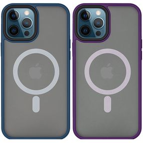 TPU+PC чохол Metal Buttons with MagSafe для Apple iPhone 14 Pro Max (6.7")