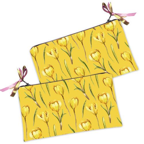 Косметичка жіноча Весенние цветы 20х12 см (K_22U014)