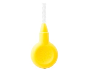 Міжзубні щітки paro® FLEXI-GRIP, xx-тонкі, жовті, циліндричні (Ø щітки 2.5 мм, ДОО* 0.9 мм), 1уп. х 30 шт.