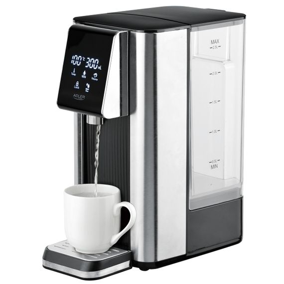 Диспенсер для гарячої води Adler AD 1356, 2,5 л, 2600 Вт, 7 температур, миттєвий нагрів