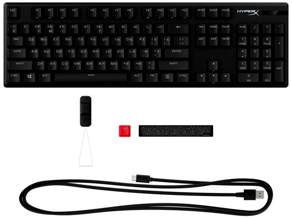 Клавіатура механічна HyperX Alloy Origins PBT 104key 639N3AA | Зображення 6