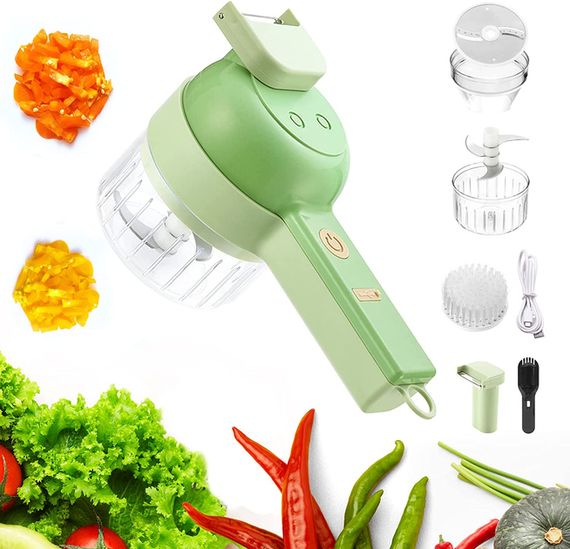 Ручний електричний різак для овочів 4 в 1 Food Chopper Catling, бренд: XPRO. (42595-_168)