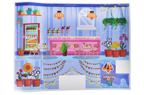 Магнітний конструктор "Ice cream shop", 69 деталей | Зображення 3