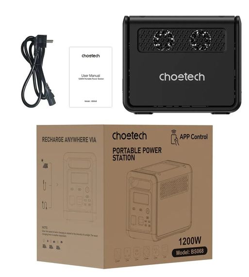 Зарядна станція Choetech BS068-EU-BKGY | Зображення 2