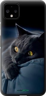 Чохол на Google Pixel 4 XL Димчастий кіт "825u-1754-2448"