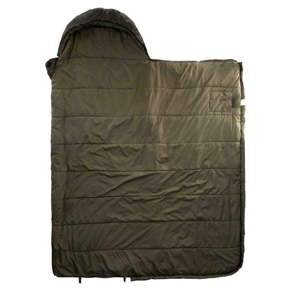 Спальний мішок Tramp Shypit 200XL ковдра з капюш лівий olive 220/100, спальник туристичний для походу і риболовлі | Зображення 6
