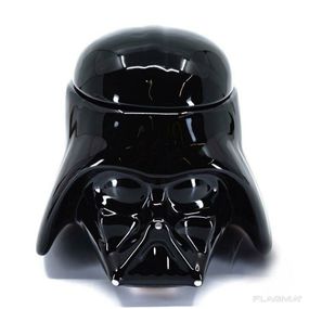 Кружка Чашка с крышкой Star Wars Дарт Вейдер Star Wars 3D (Черная) Керамика