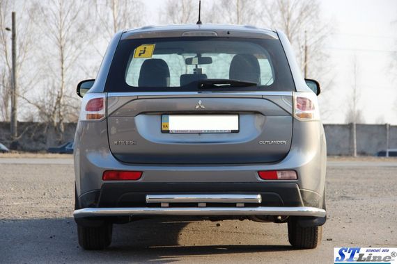 Задня дуга AK004 (нерж) для Mitsubishi Outlander 2012-2021 рр | Зображення 1