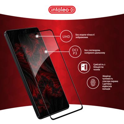 Стекло защитное Intaleo Full Glue Xiaomi Poco X5 Pro Black (1283126567438) | Зображення 3