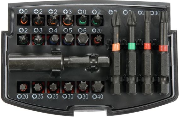 Набір біт насадок викрутки 1/4 "23 штуки YATO YT-04621