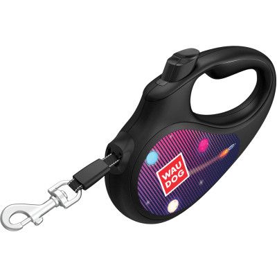 Поводок для собак WAUDOG R-leash "Ракетостроение" XS до 12 кг 3 м черный (8123-0124-01) | Зображення 3