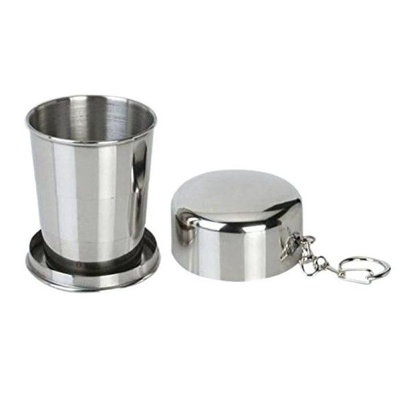 Стакан складаний металевий Primo SS-01 - 250ml | Зображення 1