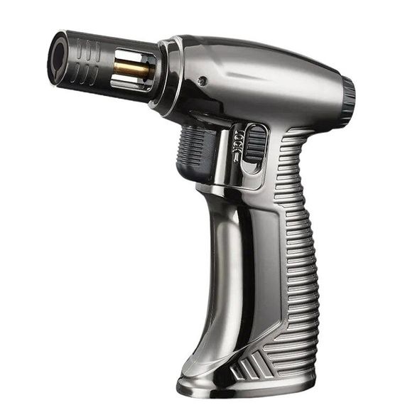 Портативна Газова Запальничка Автогенка FQ-808 Silver