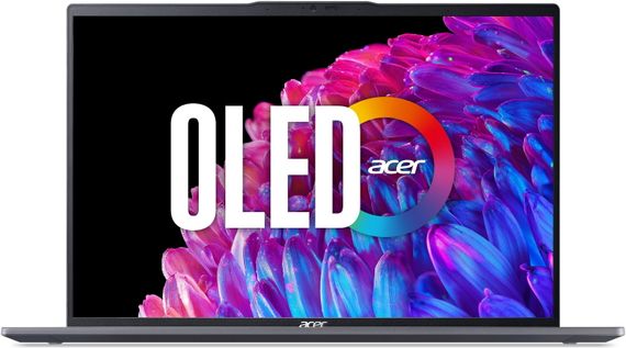 Ноутбук Acer Swift Go 16 SFG16-72 16' 3.2K OLED, Intel U5-125H, 16GB, F512GB, UMA, Lin, сірий (NX.KY9EU.001) | Зображення 1