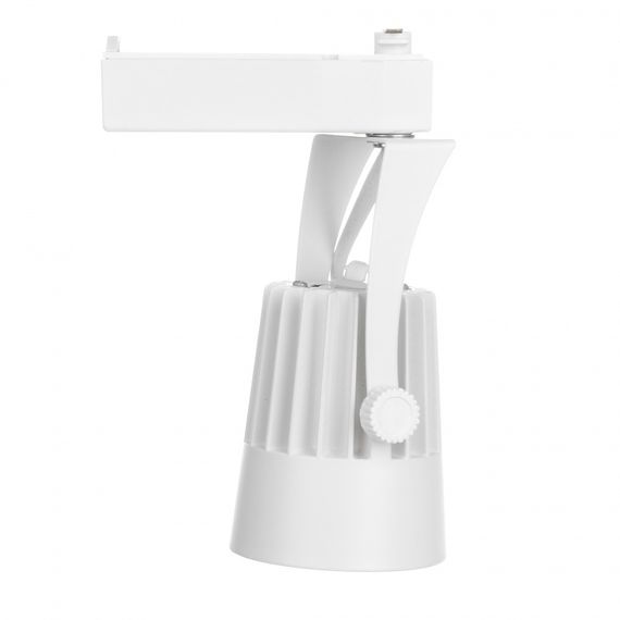 Светильник трековый поворотный LED-410/12W NW WH COB | Зображення 6