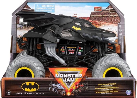 Оригінал Monster Jam Batman Batmobile. Монстр-трак Бетмобіль Бетмена | Зображення 1