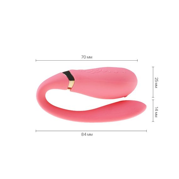 Смартвібратор для пар Zalo — Fanfan Rouge Pink | Зображення 2