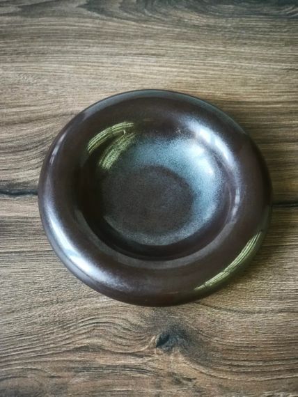 Тарілка-камінь Olens Донат-грей 101-0502 20.3х5 см коричнева | Зображення 1