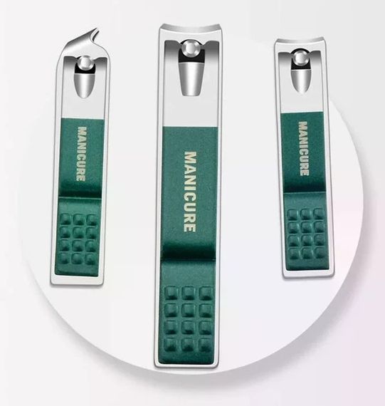Маникюрный набор AND ES-09A 9 предметов • Маникюрно-педикюрный набор 9PCS Nail Clipper из нержавеющей стали в дорожном футляре | Зображення 4