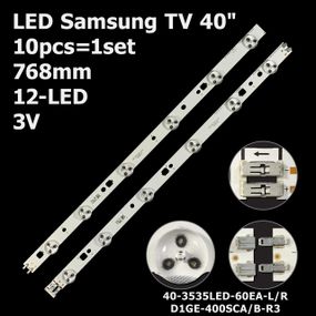 LED підсвітка Samsung TV 40" 768mm D1GE-400SCA-R3 D1GE-400SCB-R3 40-3535LED-60EA-L/R 10шт.