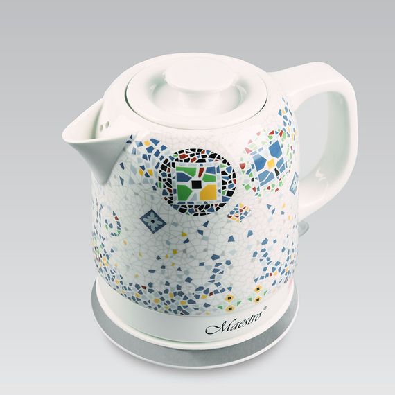 Електрочайник керамічний Maestro MR-068-MOSAIC, 1.5 л, 1200 Вт | Зображення 1