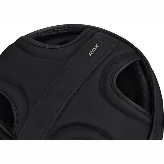 Боксерський шолом RDX T15 Noir Cheek Protector Matte Black  XL (капа у комплекті) | Зображення 4