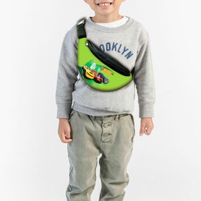 Сумка-бананка дитяча Хот Вілс "Hot Wheels" з принтом, 32х15см, сумка для хлопчика через плече (00158)