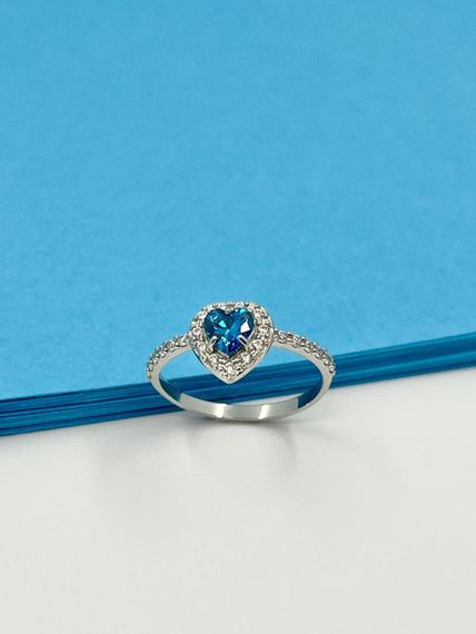 Серебряное кольцо Сердце Artsriblo артА27к