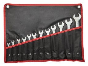 Ключи гаечные TOP TOOLS комбинированные, 6-22 мм, 12ед. (35D359)