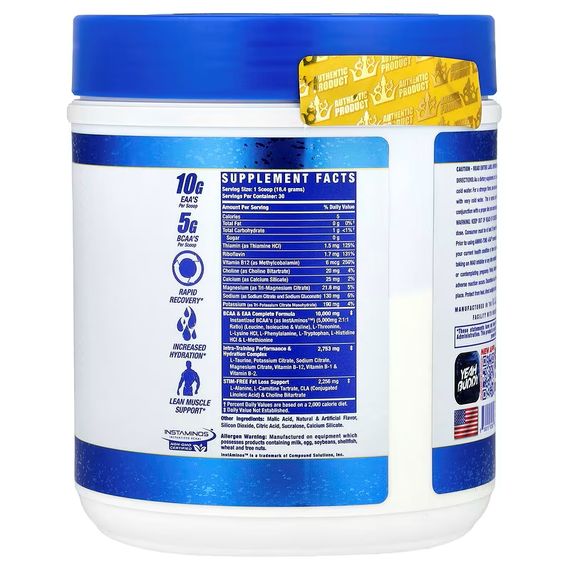 Аминокислотный комплекс Ronnie Coleman Amino Tone + EAA™  551 g (Pina Colada) | Зображення 1